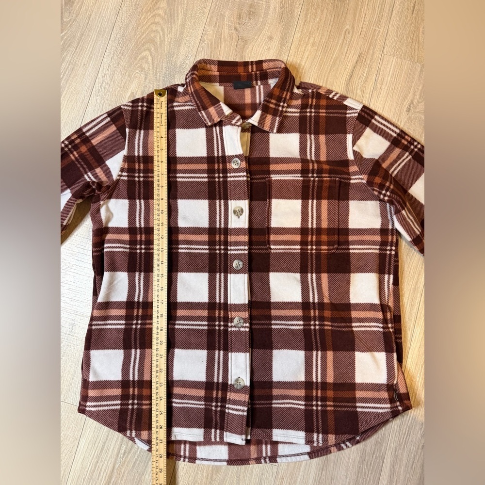 Eddie Bauer microfleece button up women’s size L - Picture 10 of 11